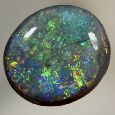 SOLID BLACK OPAL Sparkling bright fire, constant show always SEE VIDEO